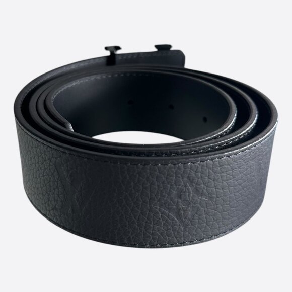 Louis Vuitton Black Taurillon Monogram Reversible Belt - Picture 2 of 3